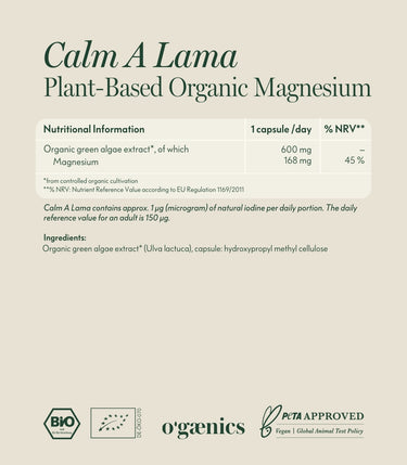 CALM-A-LAMA PLANT-BASED MAGNESIUM