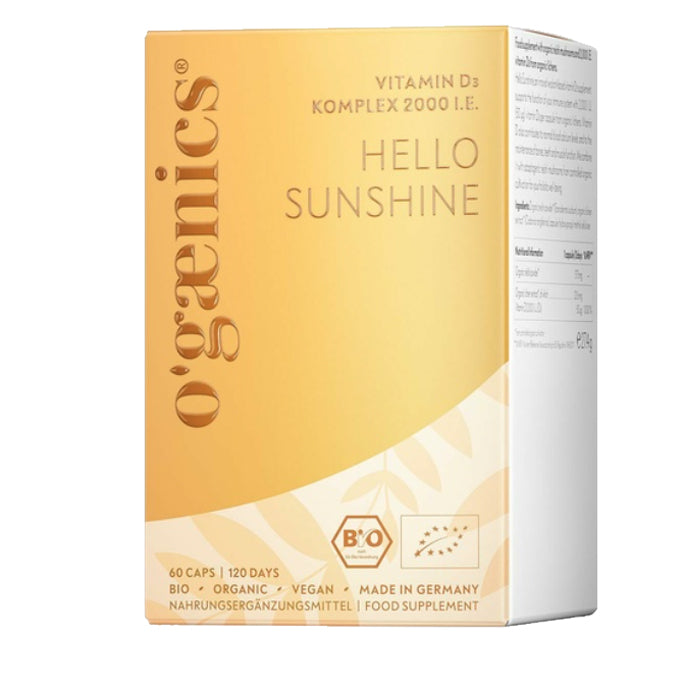 Capsule Hello OGAENICS Hello Sunshine Vitamin D3 Komplex | – BEYORG® l Beyond Organic
