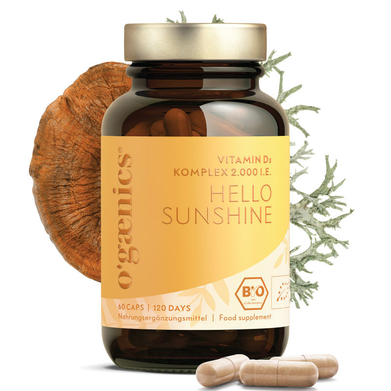 Hello Vitamins OGAENICS Hello Sunshine Vitamin D3 Komplex | – BEYORG® l Beyond Organic